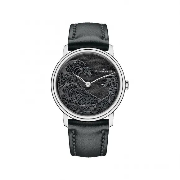 宝珀/Blancpain Villeret系列 铂金表壳 手动机械机芯 男表 6612-3433-63AB