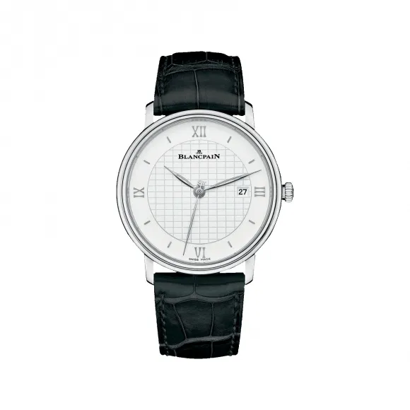 宝珀/Blancpain Villeret系列 精钢表壳 自动机械机芯 男表 6651-1143-55B