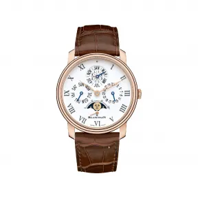 宝珀/Blancpain Villeret系列 红金表壳 自动机械机芯 男表 6659-3631-55B