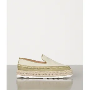 葆蝶家/Bottega Veneta 帆布和小牛皮麻底鞋 578386VT04X3104