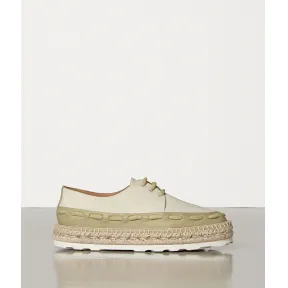 葆蝶家/Bottega Veneta 帆布和小牛皮麻底鞋 578387VT04X3104