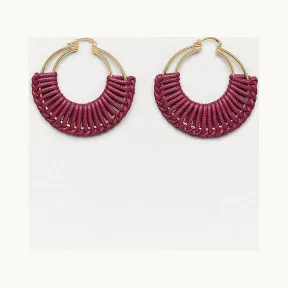 葆蝶家/Bottega Veneta 镀金纯银和NAPPA小羊皮耳环 590482VAHUA6212