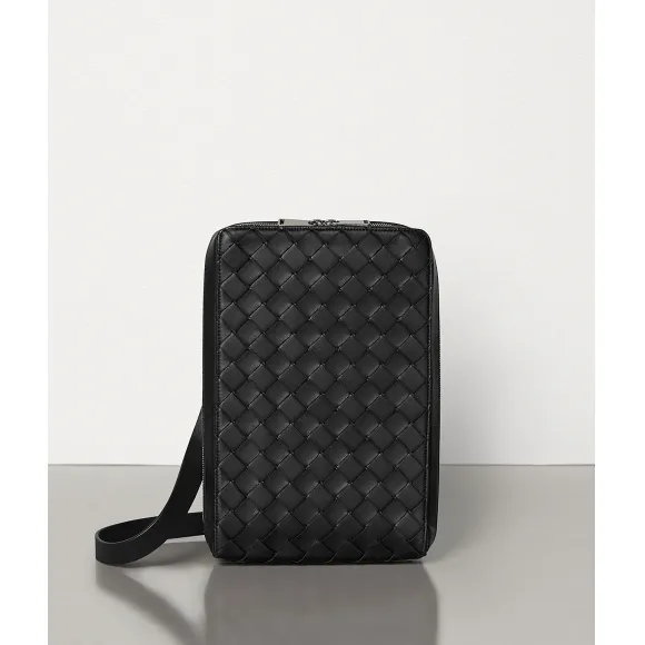 葆蝶家/Bottega Veneta INTRECCIATO编织小羊皮多功能收纳包 592692VO0BI1000