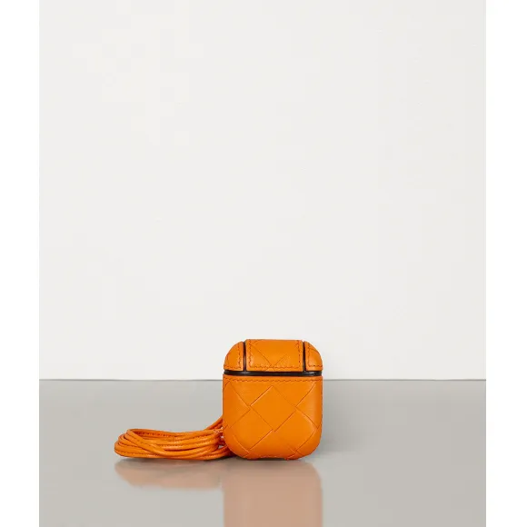 葆蝶家/Bottega Veneta 浅橙色 AIRPOD耳机盒 612042-VCPP0-7482