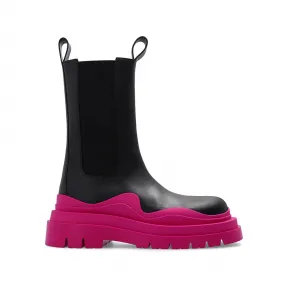 葆蝶家/Bottega Veneta 黑色 外 层:|皮质r||内 层:|皮质r||鞋底:|橡胶| 女士 踝靴 630297-VBS50-1491