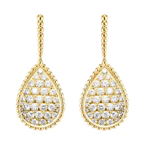 宝诗龙/Boucheron Serpent Bohème图案吊坠耳环 大号款 JCO01011