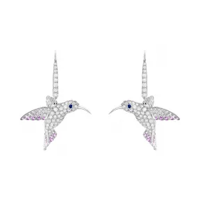 宝诗龙/Boucheron Hopi 蜂鸟耳环  a Maison Boucheron Jewelry creation. JCO01151