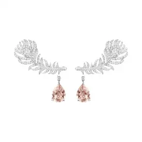 宝诗龙/Boucheron Plume de Paon耳环 JCO01399