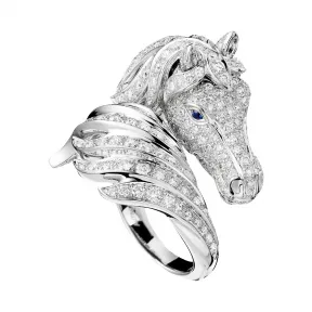 宝诗龙/Boucheron Pégase白金戒指 JRG01816