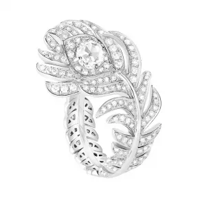 宝诗龙/Boucheron Plume de Paon戒指 小号 JRG02810