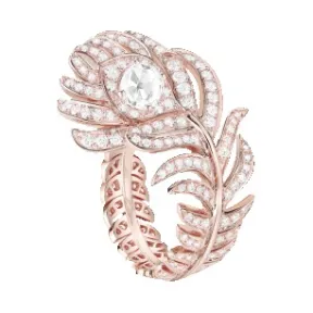 宝诗龙/Boucheron Plume de Paon戒指 小号 JRG02847