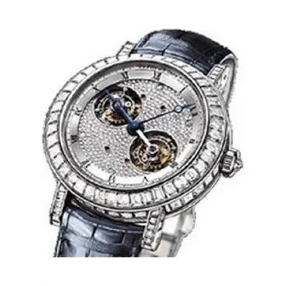 宝玑/Breguet 经典复杂 Complications 系列 950铂金镶钻 手动机械机芯 男表 5349PT-11-9ZU-DDOD
