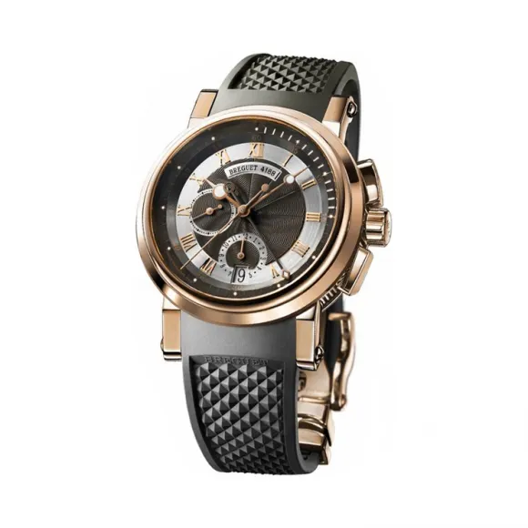 宝玑/Breguet 航海 Marine 系列 18k玫瑰金 自动机械机芯 男表 5827BR-Z2-5ZU