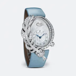 宝玑/Breguet 高级珠宝腕表系列 18K白金镶钻 自动机械机芯 女表 GJ15BB8924-0DD8