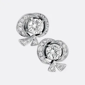 宝玑/Breguet 白金 耳环 La Rose de la Reine, Solitaire GJ24BB01.6DDAAL