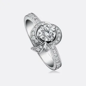 宝玑/Breguet 白金 指环 La Rose de la Reine, Solitaire GJ24BB05.6DDA