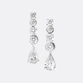 宝玑/Breguet 白金 耳环 Le Pavillon de la Reine GJE22BB01.9001