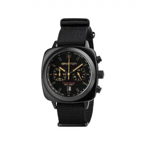 布里斯顿/briston 42 x 42 MM 醋酸酯 黑色 哑光 石英机芯 男表 18142.PBAM.BS.4.NB