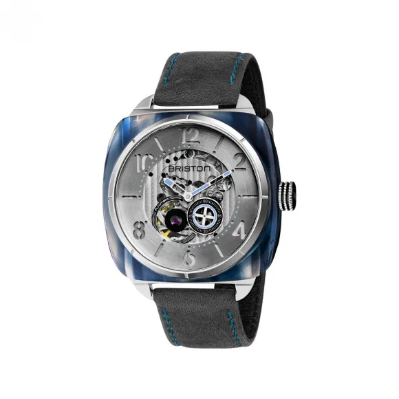 布里斯顿/briston 42 x 42 MM 蓝色烟熏醋酸酯 自动机械机芯 男表 201042.SA.BL.2.B