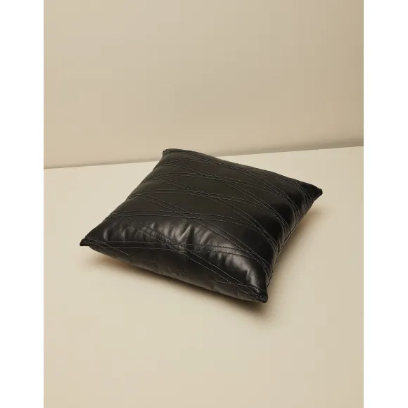 布内罗·古奇拉利/Brunello Cucinelli 皮革 (192MLPTANARG1) - 生活风格 枕头