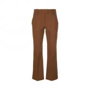 布内罗·古奇拉利/Brunello Cucinelli 露踝喇叭裤 MP124P7005C7477