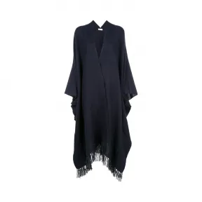 布内罗·古奇拉利/Brunello Cucinelli 流苏边针织斗篷 MSCDARP62C128