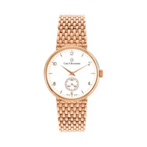宝齐莱/Carl F. Bucherer  18k玫瑰金 手动机械机芯 女表 00.10305.03.26.21