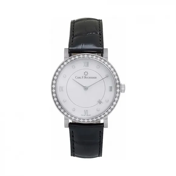 宝齐莱/Carl F. Bucherer  镶钻、精钢 自动机械机芯 男表 00.10307.02.25.11