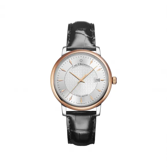 宝齐莱/Carl F. Bucherer 爱德玛尔系列 18K 玫瑰金配精钢  自动机械机芯 男表 00.10314.07.13.99