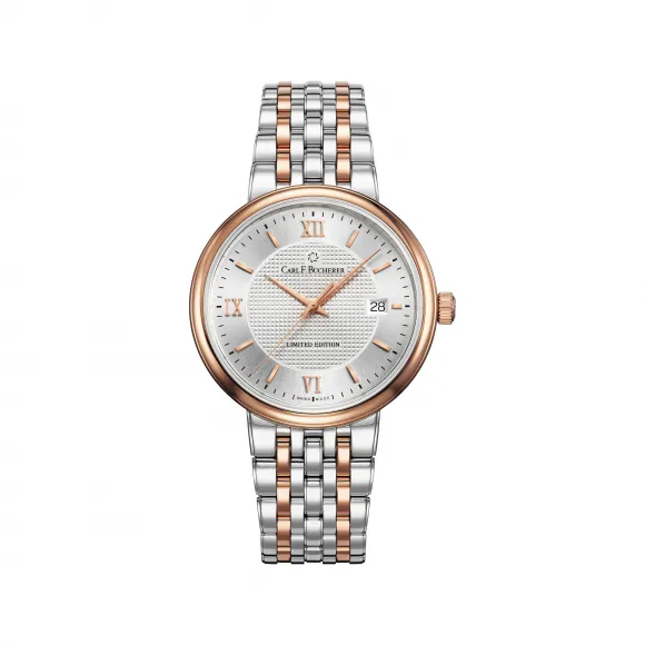 宝齐莱/Carl F. Bucherer 爱德玛尔系列 18K 玫瑰金配精钢  自动机械机芯 男表 00.10314.07.15.98