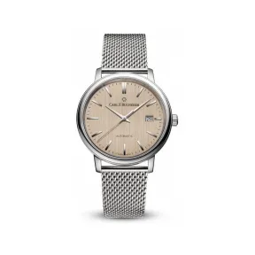 宝齐莱/Carl F. Bucherer 爱德玛尔系列 自动日历腕表 精钢 39MM 自动机械机芯 男表 00.10314.08.93.21