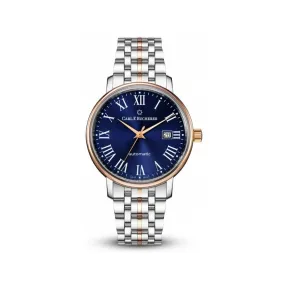 宝齐莱/Carl F. Bucherer 爱德玛尔系列 18K 玫瑰金配精钢 自动机械机芯 男表 00.10318.07.51.21