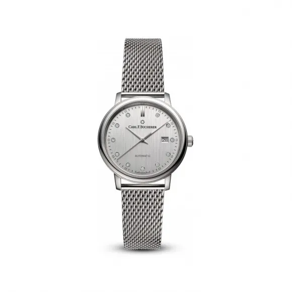 宝齐莱/Carl F. Bucherer 爱德玛尔 精钢 31MM 自动机械机芯 女表 00.10320.08.17.21