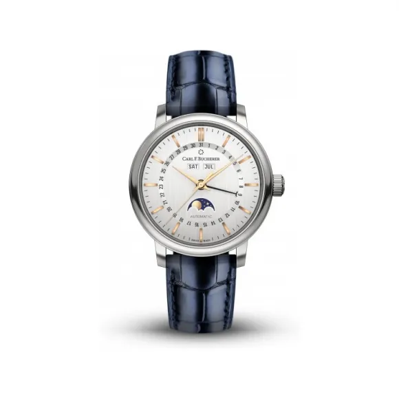 宝齐莱/Carl F. Bucherer 爱德玛尔系列 全日历腕表 精钢 39MM 自动机械机芯 男表 00.10324.08.13.01