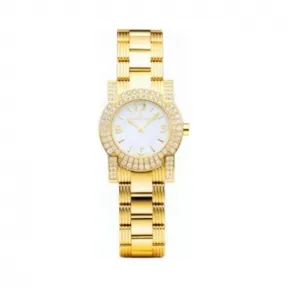 宝齐莱/Carl F. Bucherer 白蒂诗系列 18k黄金 石英机芯 女表 00.10509.01.75.31