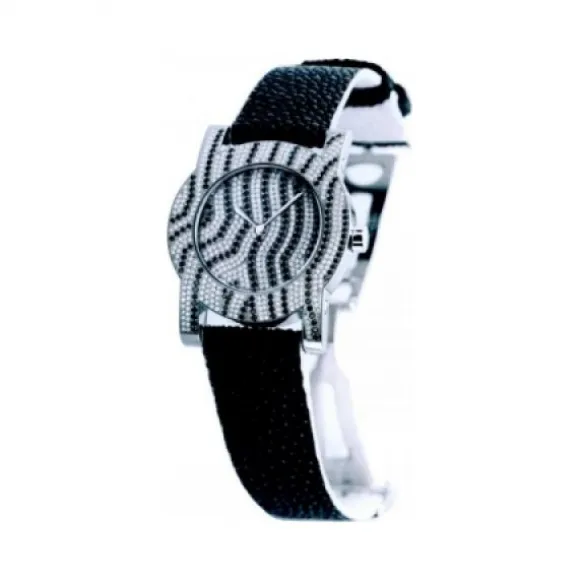 宝齐莱/Carl F. Bucherer 白蒂诗系列 18k白金 石英机芯 女表 00.10510.02.99.11