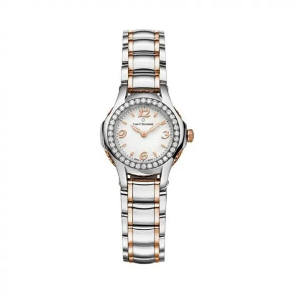 宝齐莱/Carl F. Bucherer 白蒂诗系列 精钢/18k玫瑰金 石英机芯 女表 00.10521.07.26.31