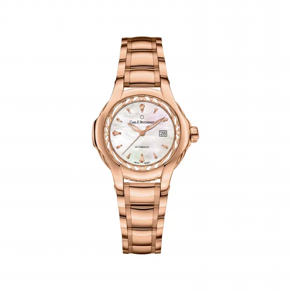 宝齐莱/Carl F. Bucherer 白蒂诗系列 18K玫瑰金 自动机械机芯 女表 00.10580.03.73.21.02