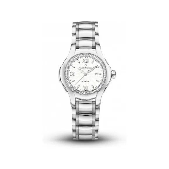 宝齐莱/Carl F. Bucherer 白蒂诗系列 精钢 自动机械机芯 女表 00.10580.08.25.21.01