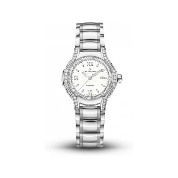 宝齐莱/Carl F. Bucherer 白蒂诗系列 精钢 自动机械机芯 女表 00.10580.08.25.31.01