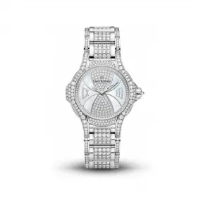 宝齐莱/Carl F. Bucherer 白蒂诗系列 18k白金 石英机芯 女表 00.10590.02.99.31