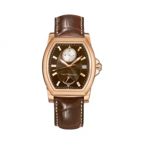 宝齐莱/Carl F. Bucherer 柏拉维系列 18k玫瑰金 自动机械机芯 男表 00.10612.03.93.01