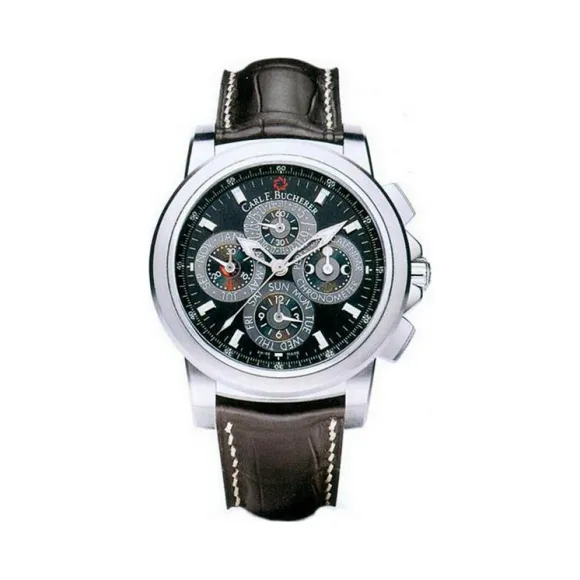 宝齐莱/Carl F. Bucherer 柏拉维系列 18k白金 自动机械机芯 男表 00.10614.02.33.01