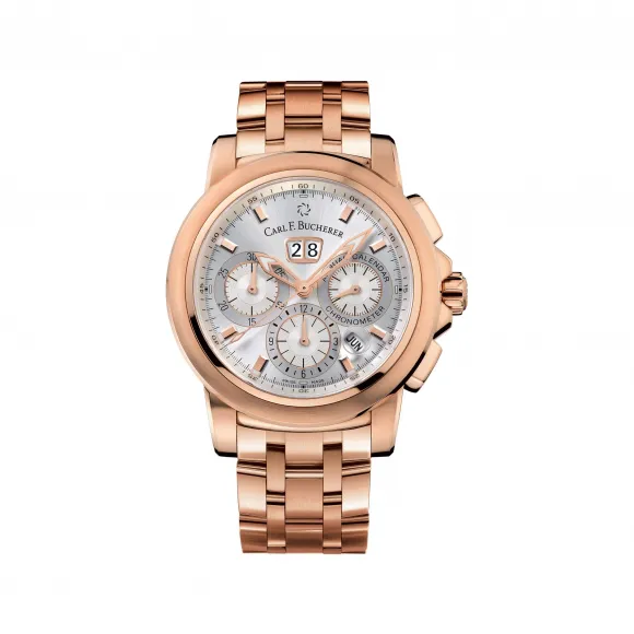 宝齐莱/Carl F. Bucherer 柏拉维系列 18K 玫瑰金 自动机械机芯 男表 00.10619.03.13.21