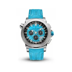 宝齐莱/Carl F. Bucherer 柏拉维系列 三地时间计时码表 精钢 47MM 自动机械机芯 男表 00.10620.08.53.02