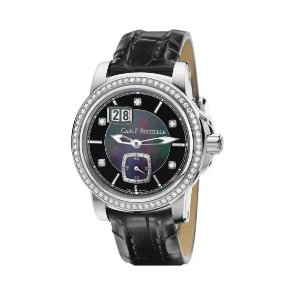 宝齐莱/Carl F. Bucherer 柏拉维系列 精钢镶钻 自动机械机芯 女表 00.10630.08.87.11