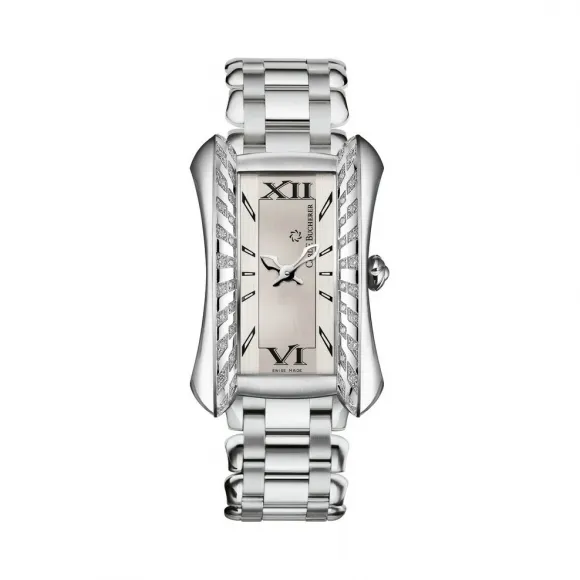 宝齐莱/Carl F. Bucherer 雅丽嘉系列 精钢镶钻 石英机芯 女表 00.10705.08.15.31