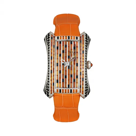 宝齐莱/Carl F. Bucherer 雅丽嘉系列 18k白金 石英机芯 女表 00.10706.02.99.12