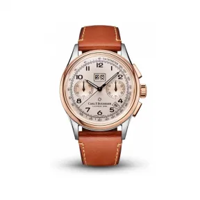 宝齐莱/Carl F. Bucherer 传承系列系列 精钢/18K玫瑰金表壳 自动机械机芯 男表 00.10803.07.42.01