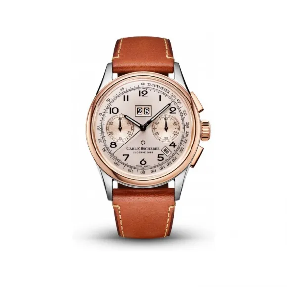 宝齐莱/Carl F. Bucherer 传承系列系列 精钢/18K玫瑰金表壳 自动机械机芯 男表 00.10803.07.42.01